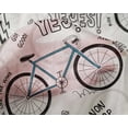 thumbnail image 5 of oneOone Silk Tabby White Fabric Bicycle Sewing Craft Projects Fabric Prints By Yard 42 Inch Wide, 5 of 6