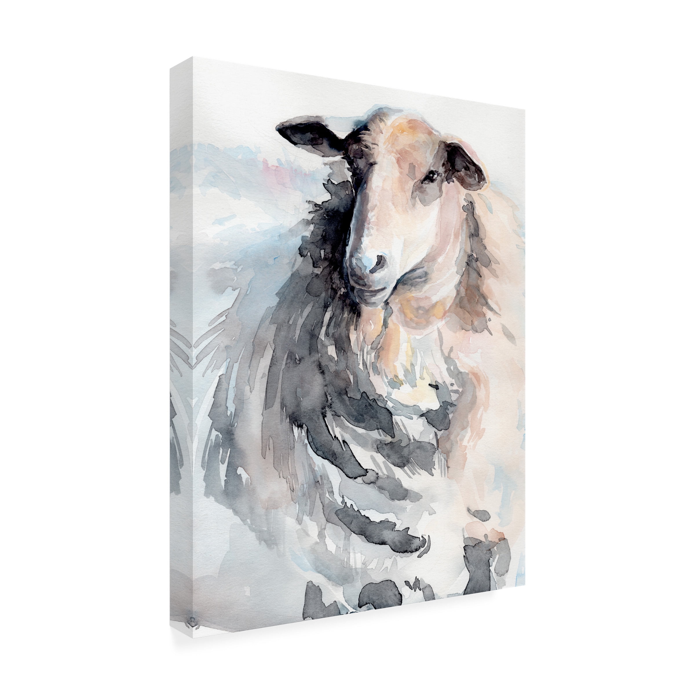 Jennifer Paxton Parker 'Watercolor Sheep II' Canvas Art