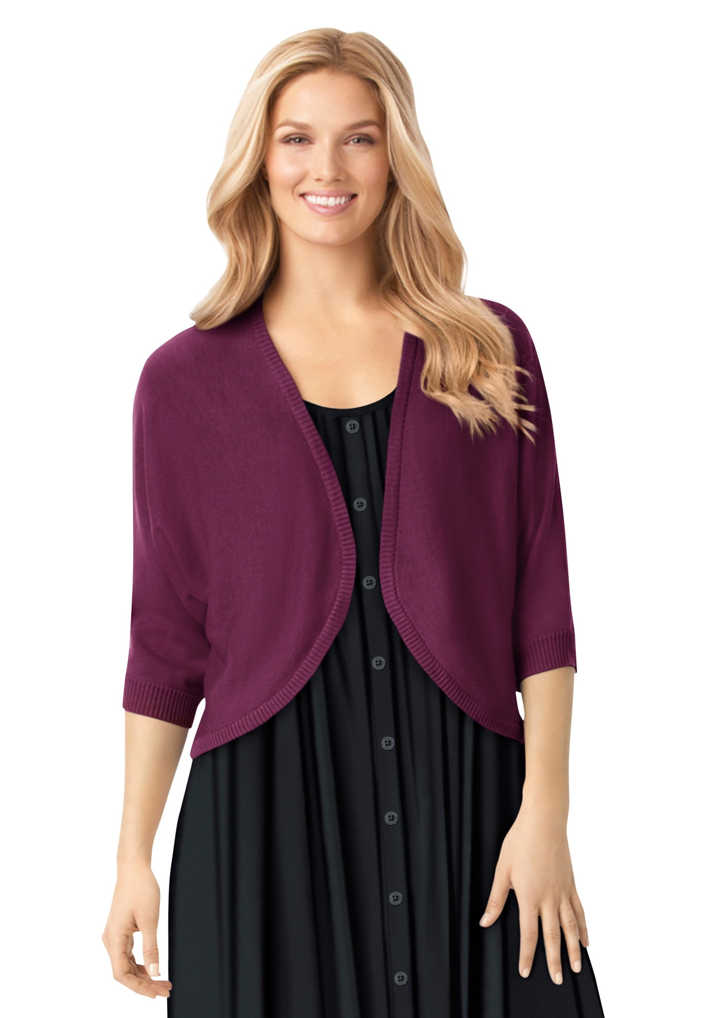 women's plus size shrug sweater