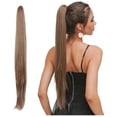 thumbnail image 1 of Perruque Queue de Cheval Féminine Longue Lisse Extension de Cheveux Perruque Queue de Cheval Féminine, Attrape les Cheveux, 1 of 9