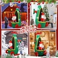 thumbnail image 4 of 8FT Christmas Inflatables Santa Claus Helicopter Outdoor Decorations, Christmas Decorations Outdoor with LED Lights, Christmas Blow Up Yard Decorations for Home Yard Garden Party, 4 of 6