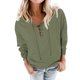 thumbnail image 1 of Sudadera con capucha y cordón con cuello en V cruzado con cordones a la moda para mujer Fridja  bvmnju6379, 1 of 9