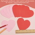 thumbnail image 6 of 1Set 2 Sets 2 Colors Craft Paper Cardstock for DIY Card Craft Making Heart with 100Pcs Flat Round Acrylic Double-sided Tape Mixed Color 105x100x0.2mm 50pcs/set 1 set/color DIY, 6 of 6