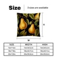 thumbnail image 5 of Pear Elegant Velvet Throw Pillow Covers and Inserts - Set of 2, Available in 16x16, 18x18, 20x20 Inches for Home Decor, Unique Patterns for Sofa, 5 of 6