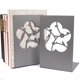 thumbnail image 1 of Soporte de libros de metal, soporte para libros, sujetalibros de hierro hueco, personalidad para libros, por conveniencia y flexibilidad, 1 of 5