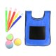 thumbnail image 3 of Juego de balón prisionero con 3 pelotas adhesivas para fiestas, lanzar pelotas de peluche para el patio trasero L azul, 3 of 9