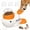 White, variant on UWMDHRC Dog Treat Dispenser Toy, Interactive Duck Puzzle Feeder for Pets