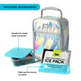 thumbnail image 6 of Arctic Zone Chrome Lunch Box Combo with Ice Pack and Sandwich Container - Cotton Candy, 6 of 10