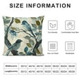 thumbnail image 5 of Qinduosi  Set of Ink Painting Watercolor Blue Grey Lovely Birds Tree Leaves Decorative Throw Pillow Cover Case Home Living Room Bed Sofa Car Linen Square Inches, 5 of 5