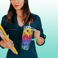 thumbnail image 3 of 40 Oz Tumbler With Handle 40oz Peacock Tumbler With Lid Straw Double Insulated Travel Coffee Mug Peacock cup Gifts For Women, 3 of 6
