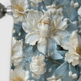 thumbnail image 3 of Designart "Ethereal Flourishing Rococo VIII" Floral Blackout Curtain Panels, 3 of 4