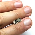thumbnail image 3 of 14k Yellow Gold Square Shape Stud Earrings, 3 of 3