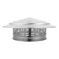 thumbnail image 1 of Luxshiny Capuchon Universel de Cheminée en Acier Inoxydable pour Ventilation et Protection contre la Pluie, 1 of 8