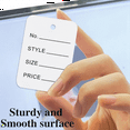 thumbnail image 4 of 3000 Price Tags, 4.9cm X 3.5cm White PaperLabels Clothes Size Tags, Make Labels Clothing Labels, 4 of 7