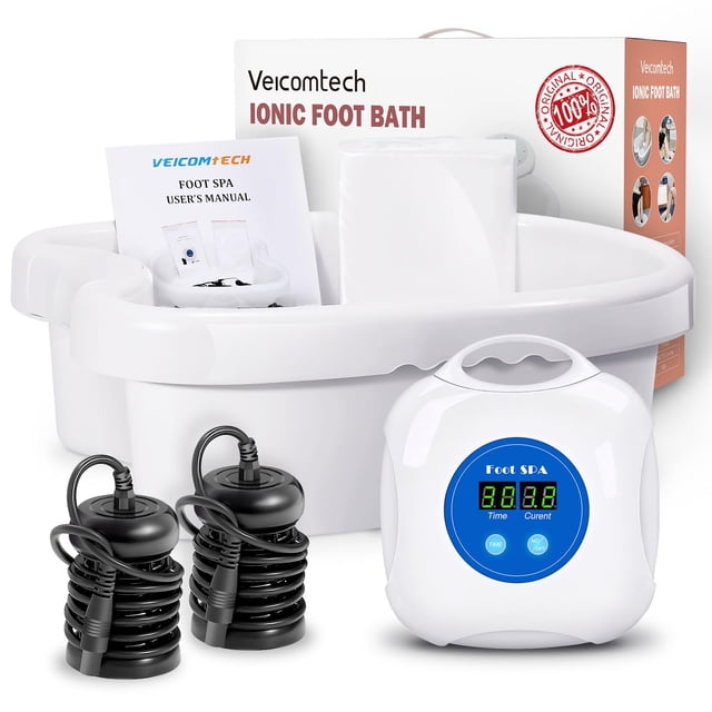 Máquina de desintoxicación de pies Veicomtech iónica con LCD y temporizador 110V