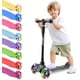 thumbnail image 1 of Monopatin Scooter para Niños de 2 a 5 Años Hurtle, 3 Ruedas con Luces LED, Mini Kickboard con Freno, Manillar Ajustable de 63 cm a 71 cm, Antideslizante, Patin del Diablo, Negro, 1 of 7