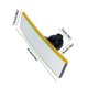 thumbnail image 3 of Car Curved Rearview Mirror 360 Degree Rotatable Adjustable Car Suction Cup Wide Angle Conversion Mirror Suitable For All Auto Glass Installation Use, 3 of 6