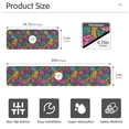 thumbnail image 3 of Yayeee Faucet Mat for Kitchen Sink 14.7" Diatomite Long Splash Guard Pad, Colorful Leopard Pattern, 3 of 7