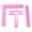 Pink, variant on Professional Beads Art Painting Alignment Tool Set Lightweight Durability For Beginners And Experts Creative Work