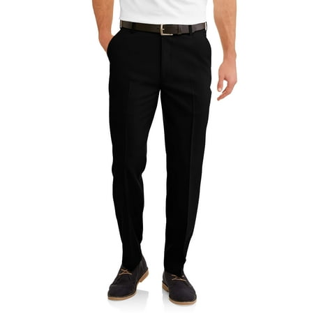 George Mens Performance Comfort Flex Suit Pants (Best Way To Hang Suit Pants)
