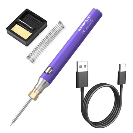 

Viugreum Soldering Iron Kit | 8W Soldering Iron with Interchangeable Iron Tips | 5 In 1 Adjustable Temperature Soldering Welding Iron Kit For Any Hobby Enthusiast 5V US Plug