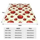 thumbnail image 3 of Fotbe Fruit Apples Manta de Franela Acolchonada con Estampado, Súper Suave y Esponjosa, Extra Grande para Sofá, Cama, Uso Todo el Año-40"x30", 3 of 7