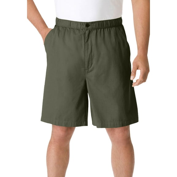 KingSize Knockarounds 8" Full Elastic Plain Front Shorts