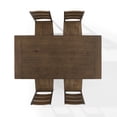 thumbnail image 6 of Crosley Furniture Joanna 5-Piece Dining Table Set in Dark Oak, 6 of 9