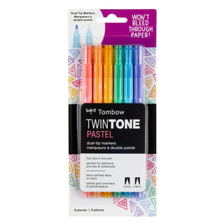 20 Pastel Colors Dual Tip Fabric & T-Shirt Marker Set - Chisel Point and  Fine Point Tips, 20 Marker Set - Kroger