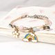 thumbnail image 2 of 2023 nueva pulsera popular creativa para mujer, joyería de cerámica tejida con dibujos animados, boudoir, miel, pareja, estudiante, regalo pequeño, joyería de unicornio arcoíris, 2 of 2