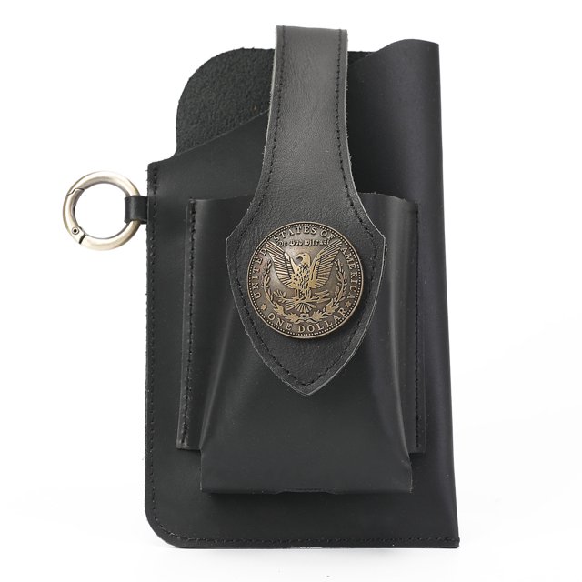 Riñonera Para Hombre Bolsa Riñonera de cuero para hombre, para teléfono móvil resistentes al desgaste para suministros de viaje informales Tmvgtek Para Estrenar
