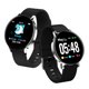 thumbnail image 4 of Monitor de frecuencia cardíaca de ejercicio de pulsera inteligente Bluetooth de 1,3 pulgadas (negro plateado), 4 of 8
