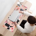 thumbnail image 3 of Long Mouse Pads for Desk,Boston Terrier Dog and Flower Florals Desk Mats on Top Of Desks, Desk Mouse Pad Extra Large with 3mm Non-Slip Base and Stitched Edge for Gaming,Office,Work,Home 31.5"x11.8", 3 of 6