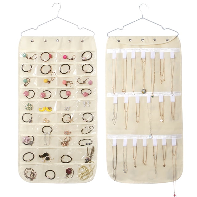 Hanging Jewelry Organizer Multipurpose Double Sided Jewelry Storage Organizer