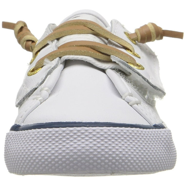 Sperry Seacoast Jr Sneaker White Leather 10.5 M US Little Kid Walmart