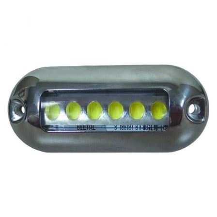 Aqua Bright LED Underwater Light with 316 Stainless Steel Bezel, Blue