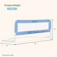thumbnail image 3 of Dream On Me Mesh Security Bed Rails, Double Pack,, Blue, 3 of 8