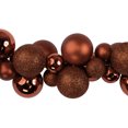thumbnail image 6 of Northlight 3-Finish Shatterproof Ball Christmas Garland - 6' x 3.5" - Red - Unlit, 6 of 6