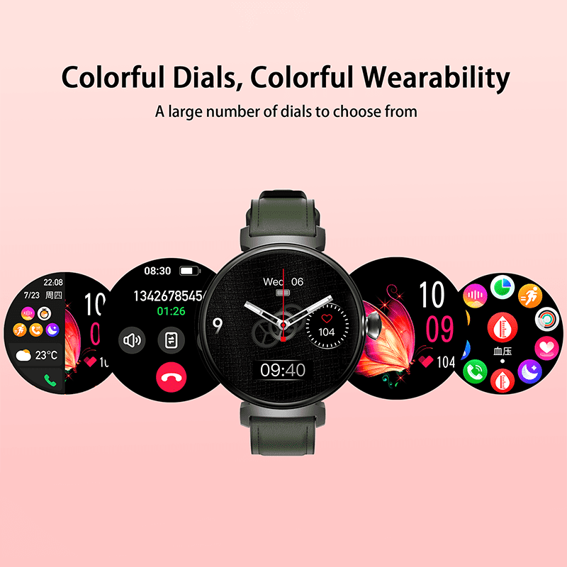 DM70 Smart Watch Women's Fashion Sports Watch 1.04 inches Bluetooth Calling Music Health Tracker Sleep Monitoring for Android or iOS