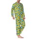 thumbnail image 2 of Fotbe Lemon Pijama de Hombre con Estampado de Manga Larga, Conjunto de 2 Piezas, Ropa de Dormir Suave y Cómoda con Bolsillos-Small, 2 of 7