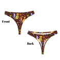 thumbnail image 3 of Fotbe colorful fox Tanga Sin Costuras para Mujer con Estampado – Panties Invisibles, Transpirables y Cómodos para Uso Diario-X-Small, 3 of 6
