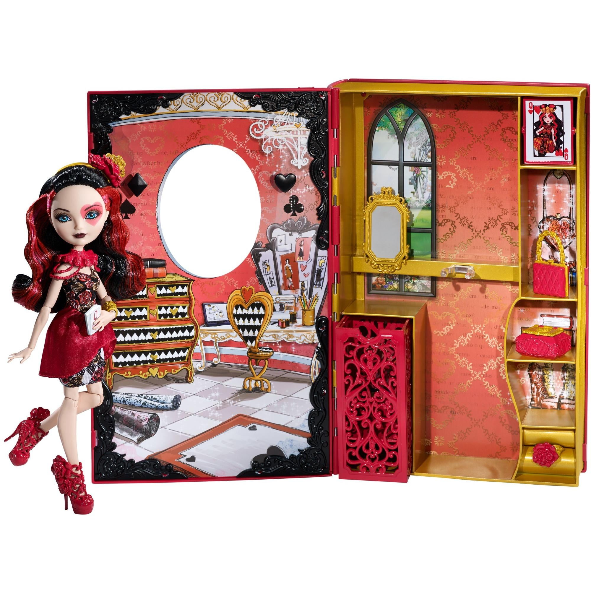 Ever After High Way Too Wonderland Playset 2 Playing Card Tables Doll Furniture
