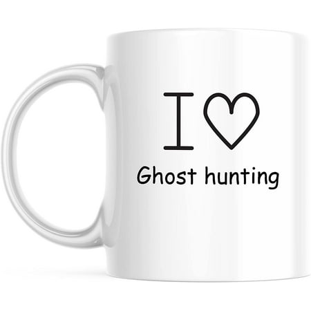 

Personalized I Love Ghost hunting Coffee Mug Cup Gift 11oz