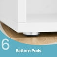 thumbnail image 4 of LEDREM Shoe Bench With Storage, Shoe Bench For Entryways, 15-Compartment Organizer with Removable Cushion, 440lb Capacity, White, 4 of 8