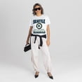 thumbnail image 3 of Women's Gameday Couture White Seattle Seahawks Oversized All-Time Classic Flowy T-Shirt, 3 of 6