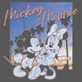 thumbnail image 2 of Men's Mickey & Friends Sunset Palm Trees Mickey and Minnie Pull Over Hoodie, 2 of 4