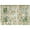 Green Orange, variant on Garvee 9'x12' Area Rug Vintage Floral Print Rug Medallion Distressed Rug Non Slip Non Shedding Carpet Home Decor, Green Multi