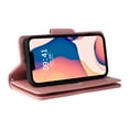 thumbnail image 6 of Nalacover For iPhone 13 6.1 inch Zipper Wallet Case,360 Protection Stylish PU Leather Shockproof Magnetic Flip Holder 6 Card Slots and 2 Cash Pockets Cover with Detachable Wrist Strap,Rosegold, 6 of 12