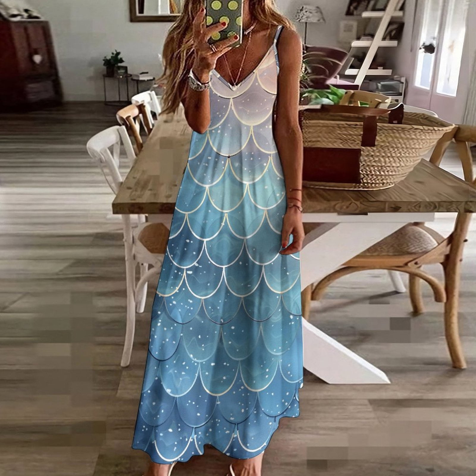 chinese dress ladies Gearhumans 3D The Most Ultra Violet Sparkle Mermaid Tail In The Ocean main image 1