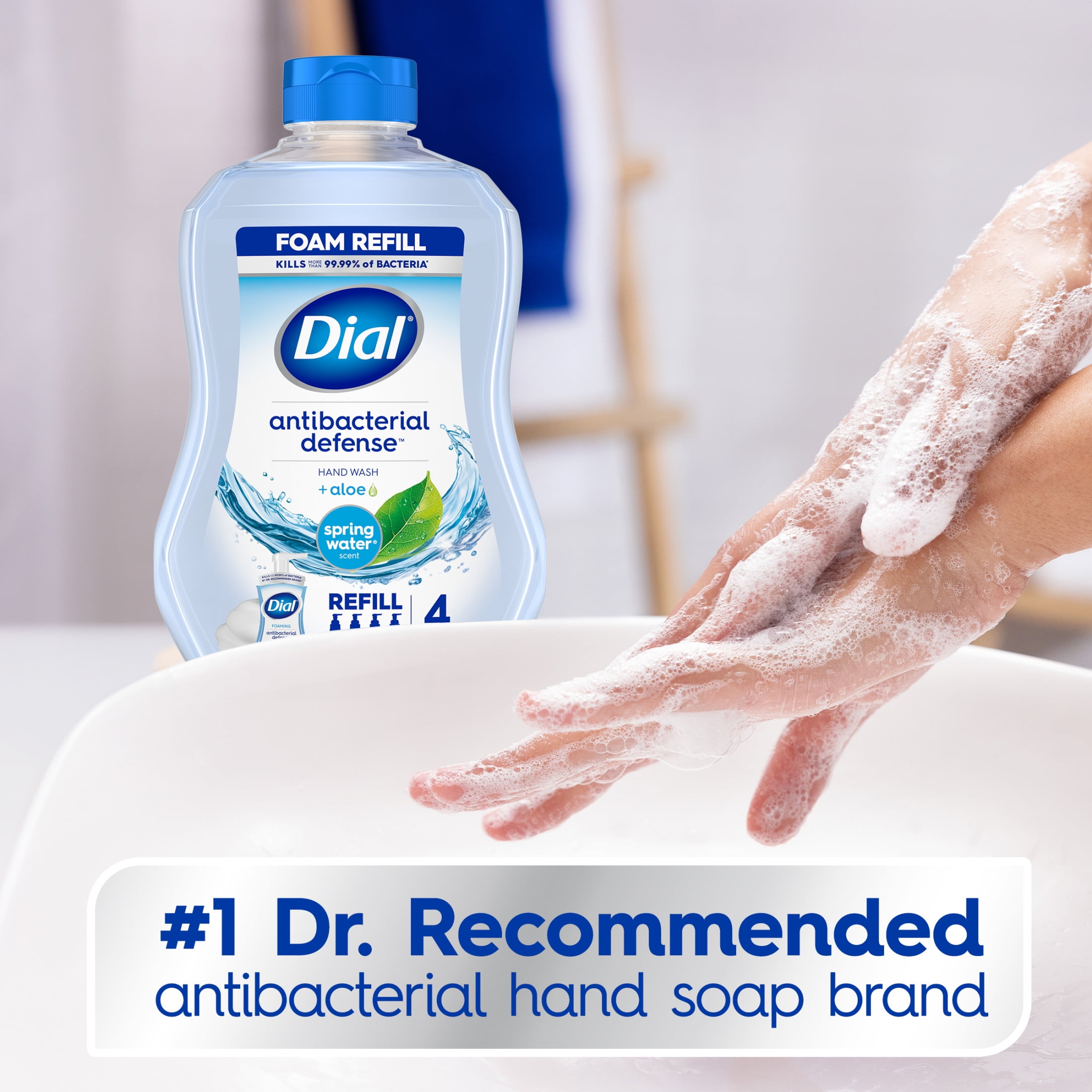 Dial antibacterial hand soap foam refill sale